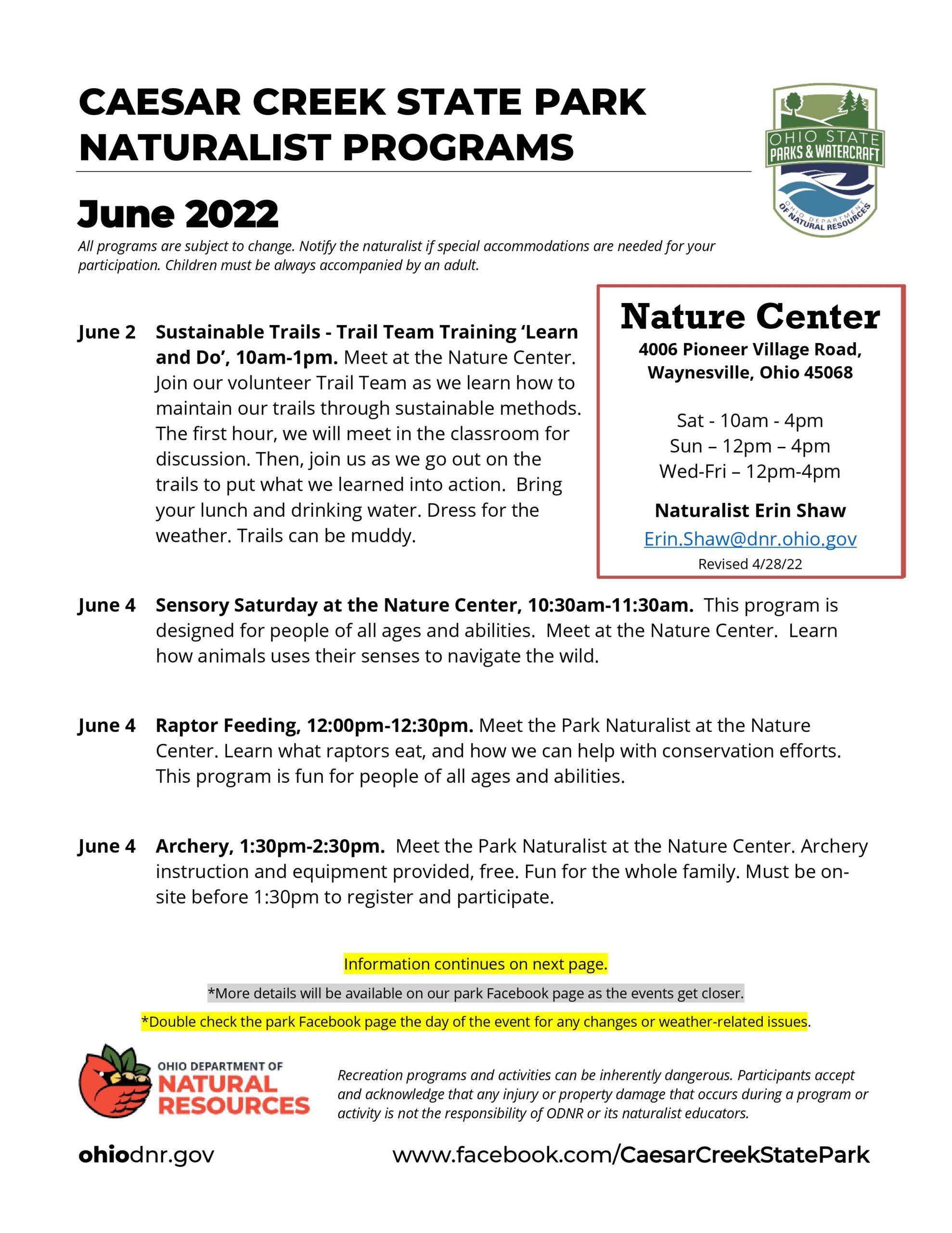 June 2022 Programs1