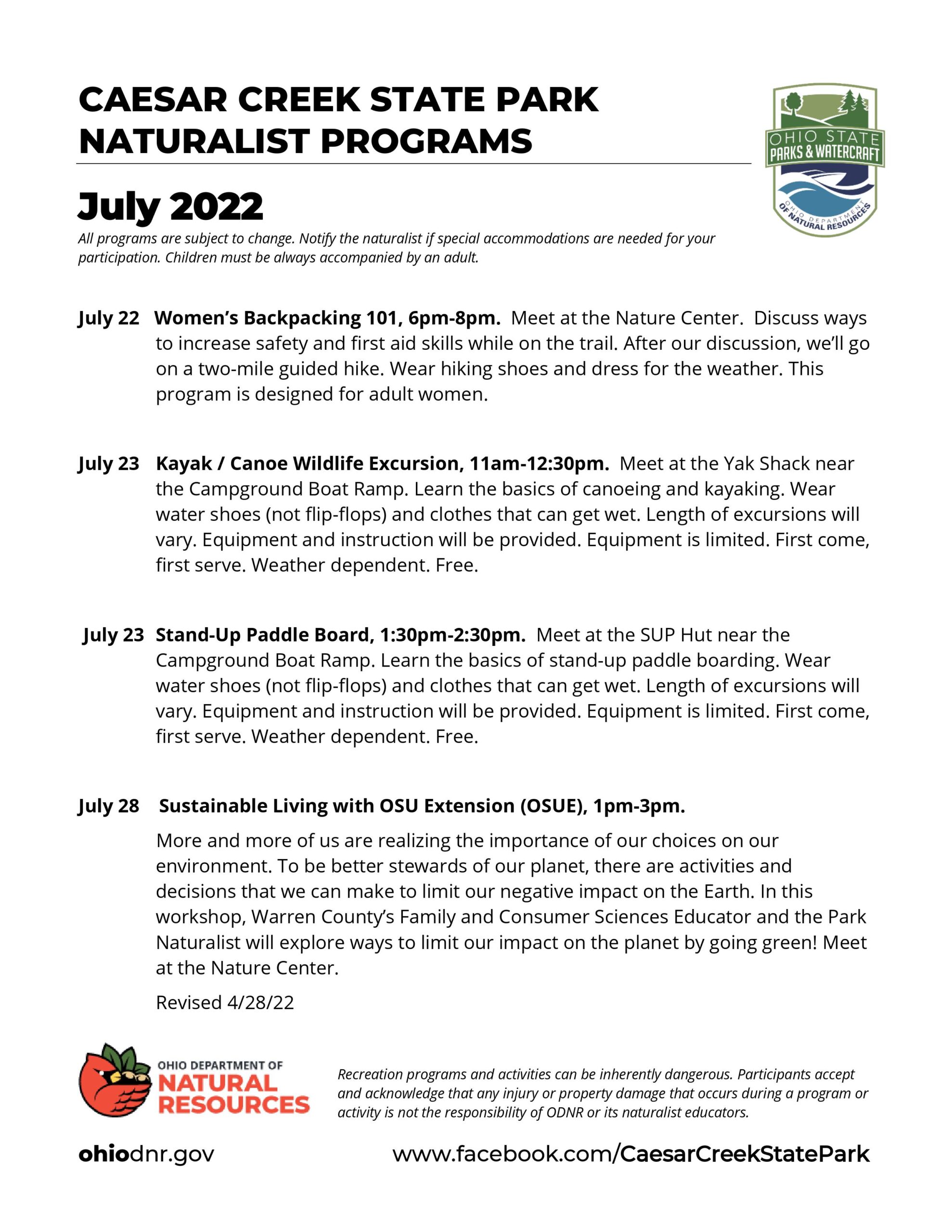 July 2022 Programs4